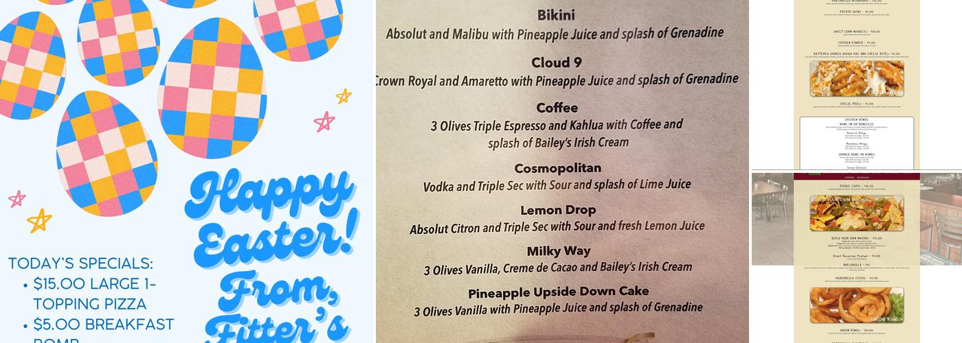 Fitter's Pub Menu