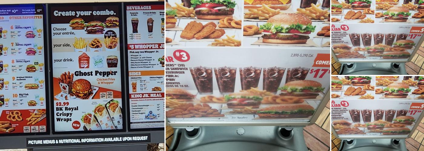 Burger King Menu