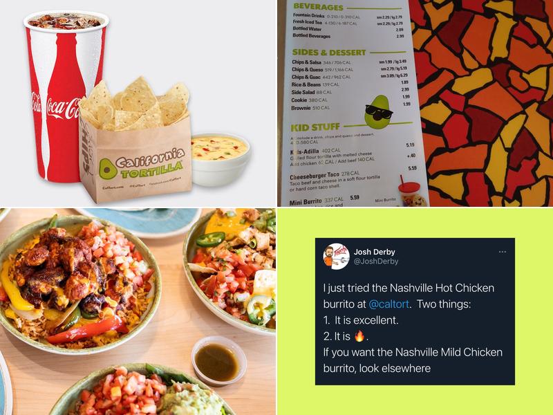 California Tortilla Menu