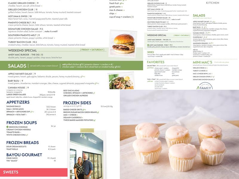 Ashley Mac's Kitchen Menu
