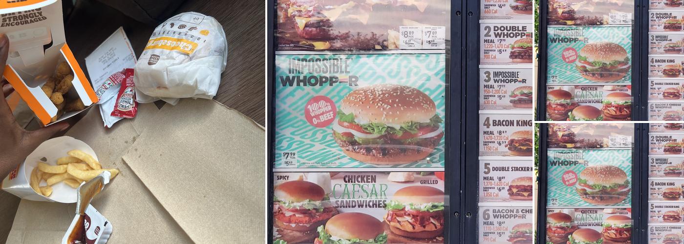 Burger King Menu