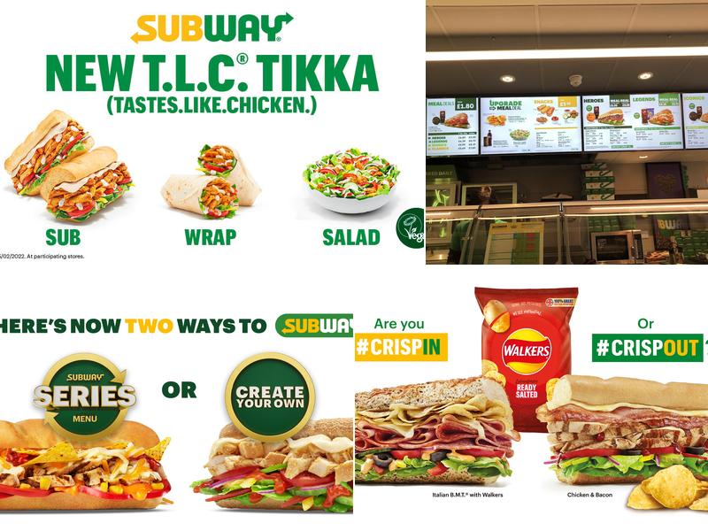 Subway Menu