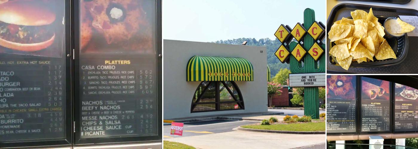 Taco Casa Menu
