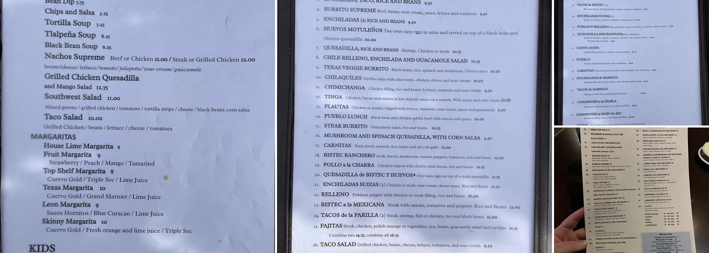 Leon La Taberna Menu