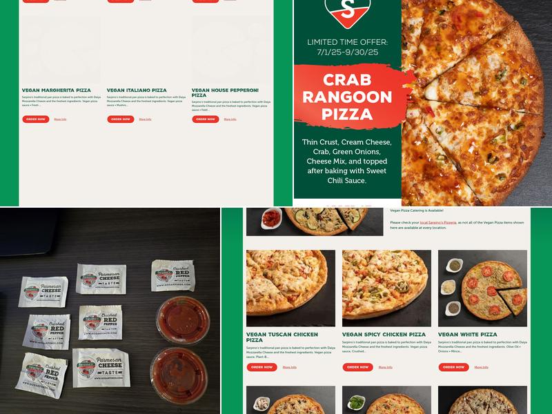 Sarpino's Pizzeria Vivion Menu