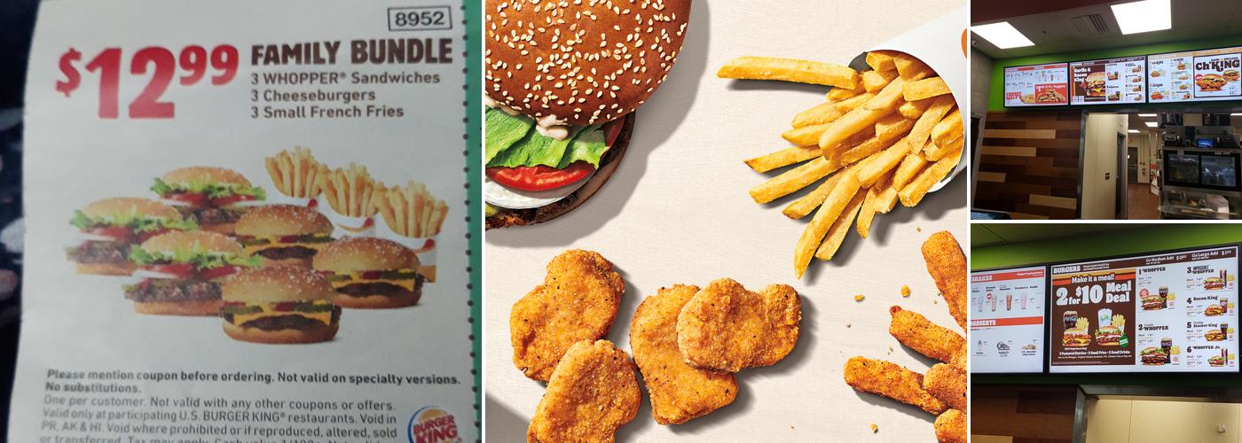 Burger King Menu
