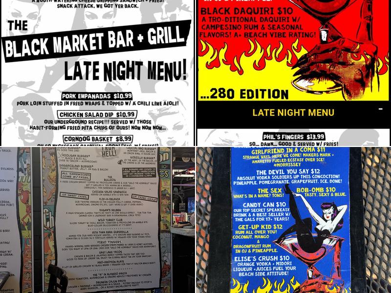 Black Market Bar+Grill (Avondale) Menu
