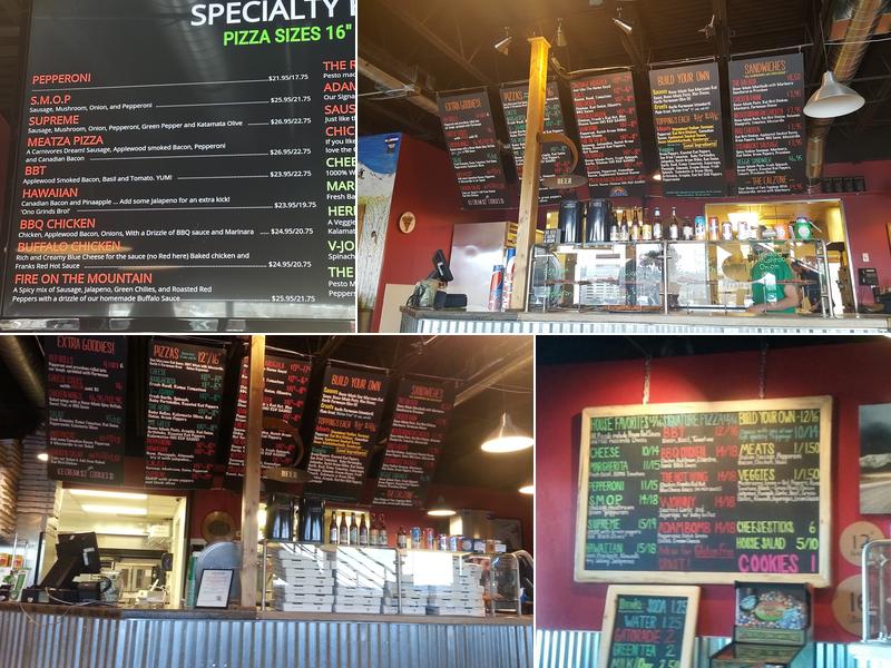 Elevation Pizza Menu