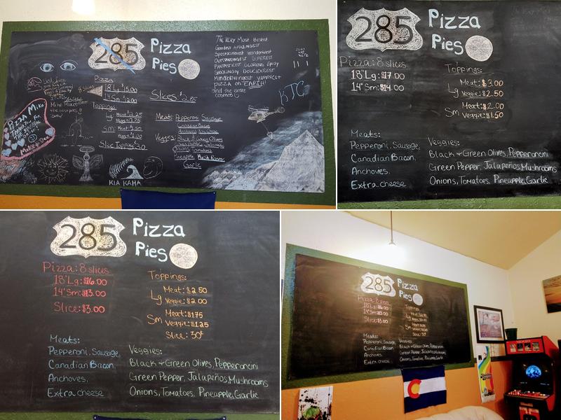 285 Pete's Pies Menu