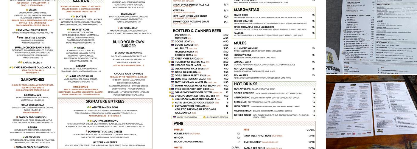 Kickapoo Tavern Menu