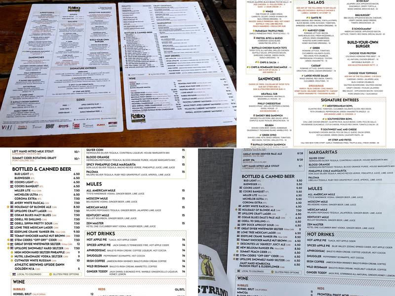 Kickapoo Tavern Menu