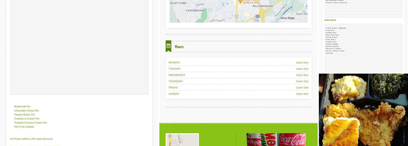 Fried Green Tomato's Menu