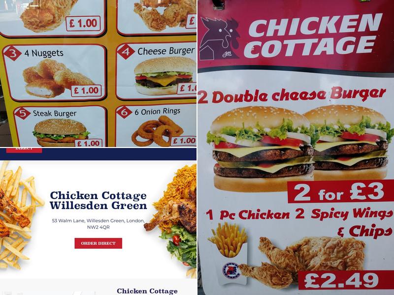 Chicken Cottage Menu