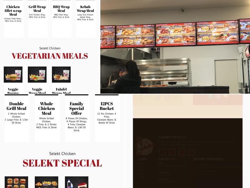 Selekt Chicken Menu