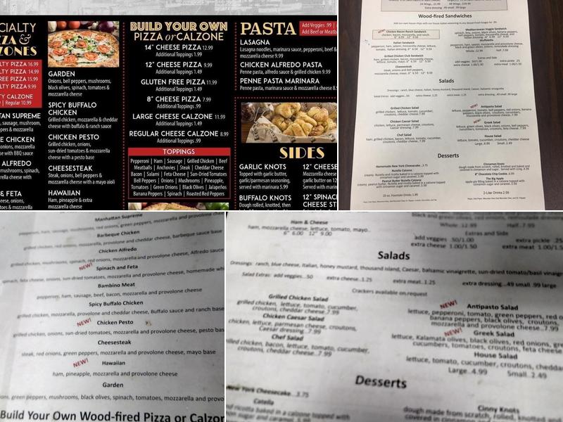 Broadway Pizzeria South Menu