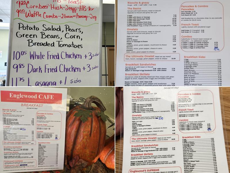 Englewood Cafe Menu