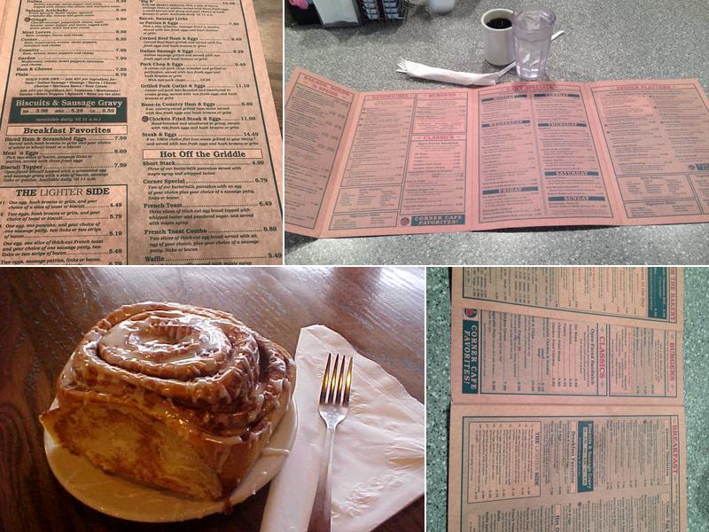 Corner Cafe Independence Menu