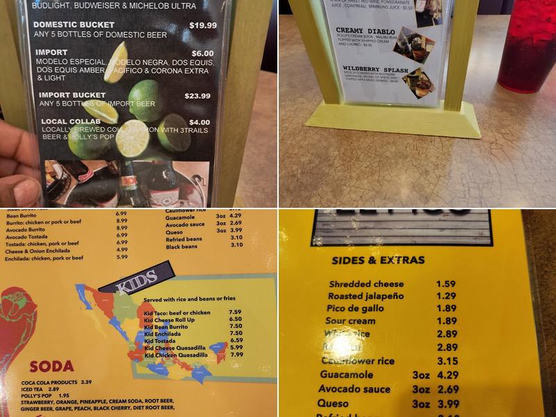 El Pico Mexican Restaurant Menu