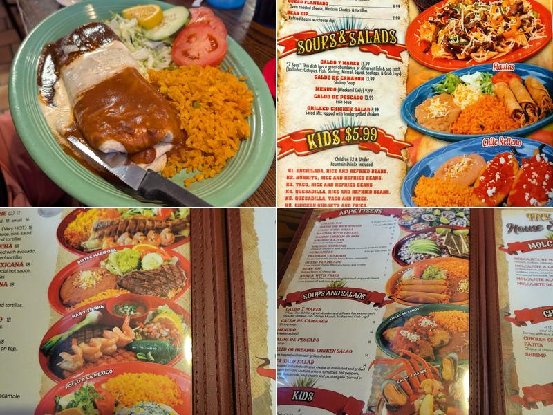 Taqueria Mexico #2 Menu