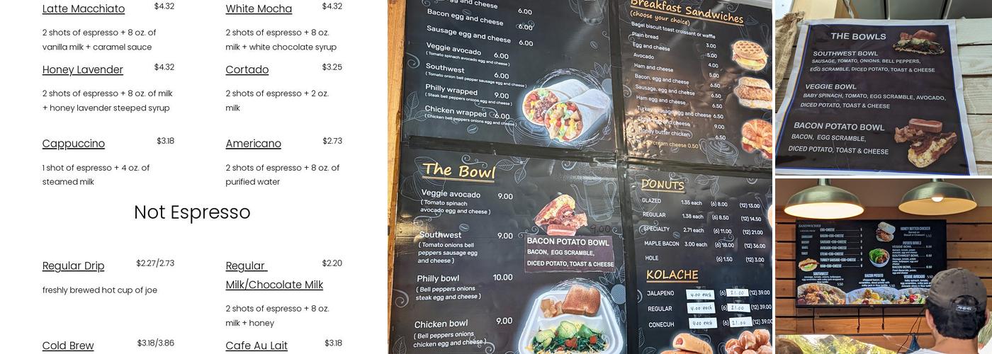 Babe's Doughnut Menu