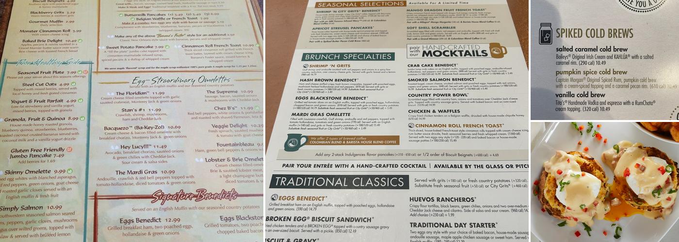 Another Broken Egg Cafe Menu