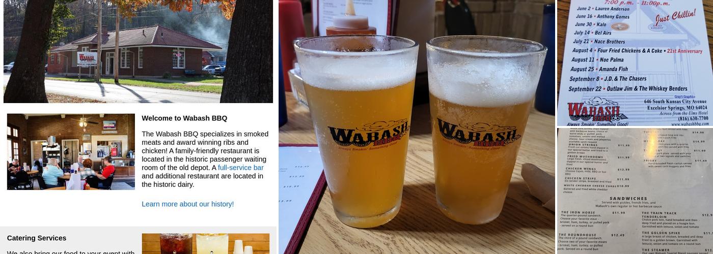 Wabash BBQ Menu