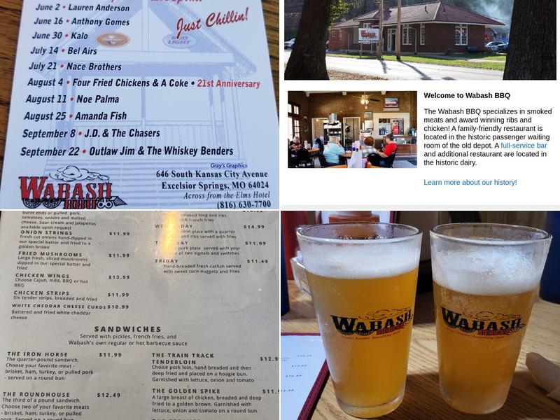 Wabash BBQ Menu