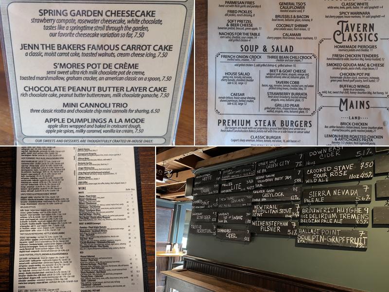 The Stray Dog Tavern Menu