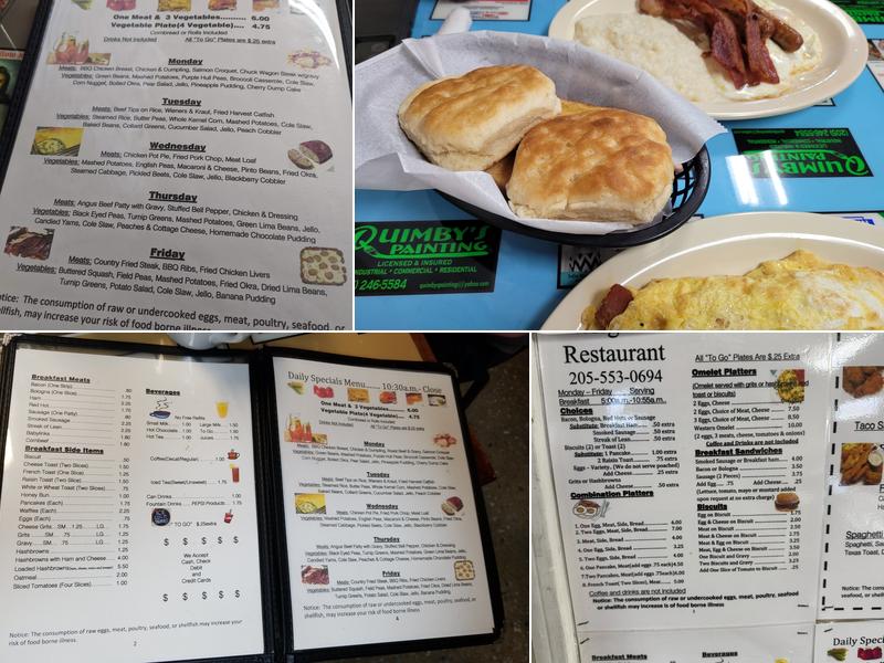 Wright's Restaurant Menu