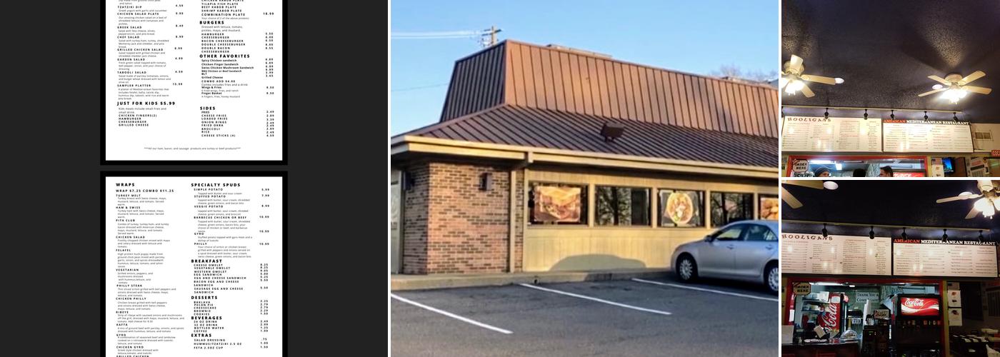 Hooligans Restaurant Menu