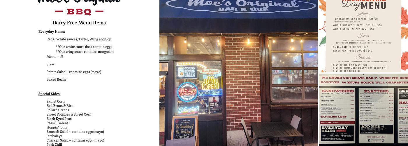 Moe's Original BBQ Menu
