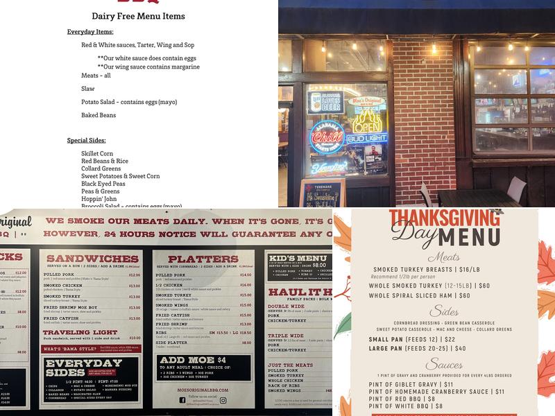 Moe's Original BBQ Menu
