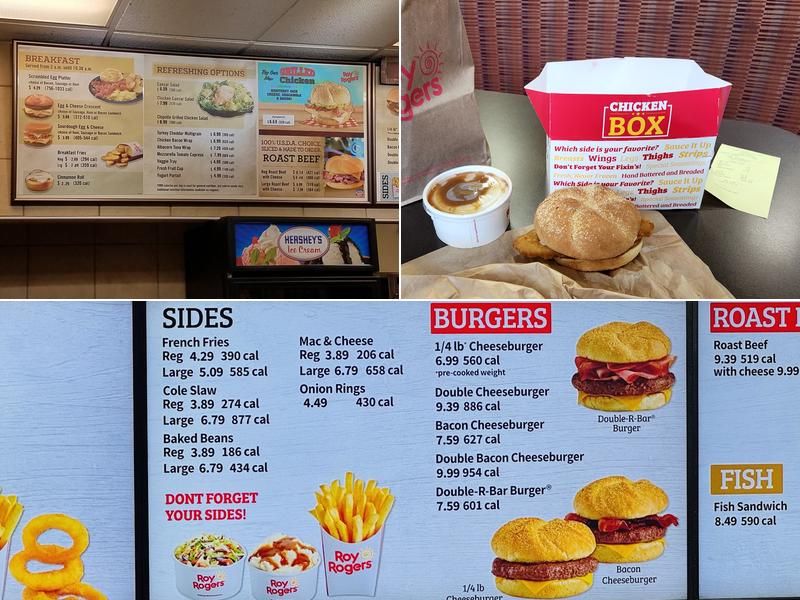 Roy Rogers Menu