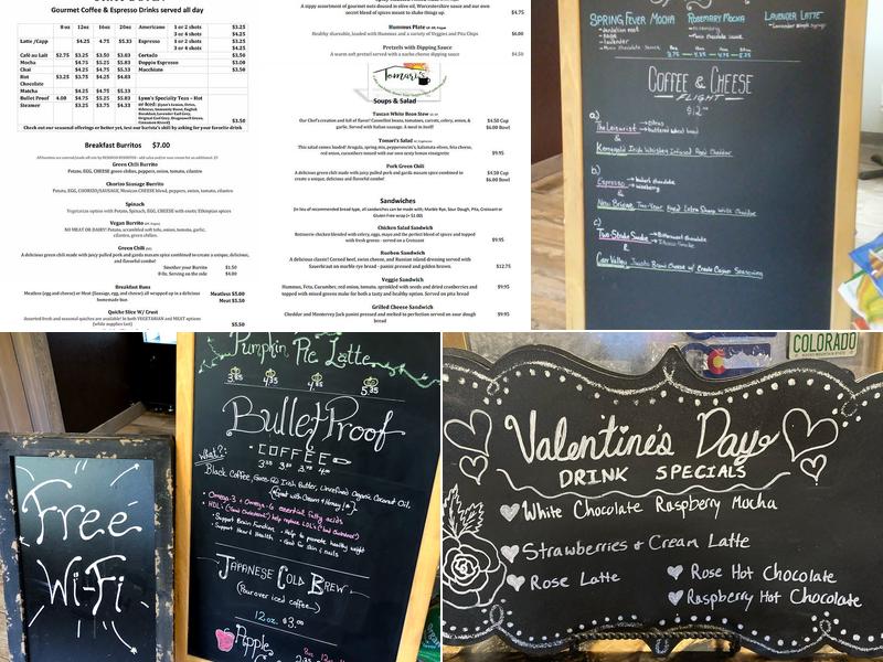 Tomari's Coffee & Public House Menu