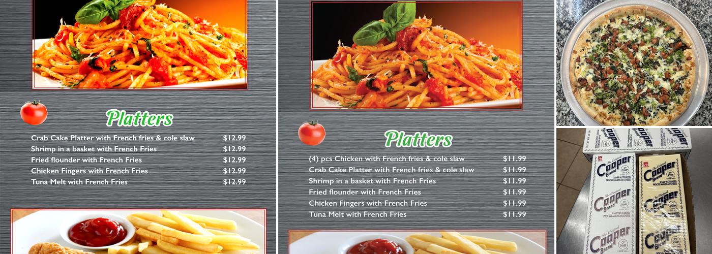 Argento's Pizza Pottstown Menu