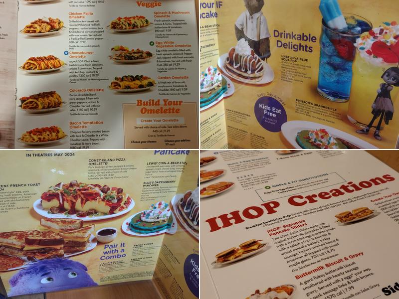 IHOP Menu