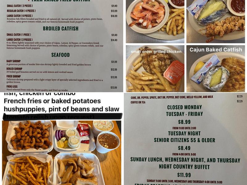 Glenwood Fish Nest Menu