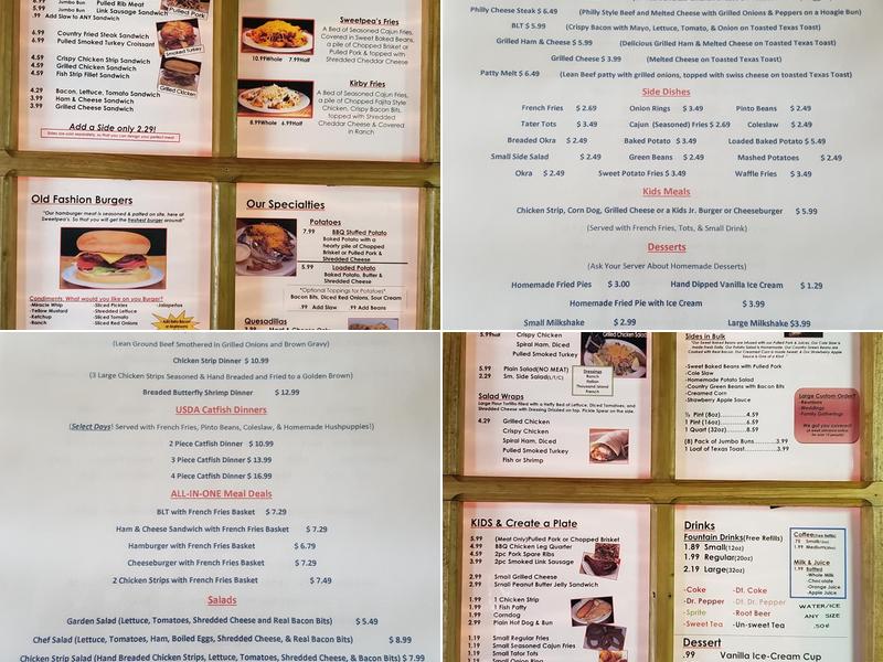 Telinga's Mexican Restaurant Kirby Menu