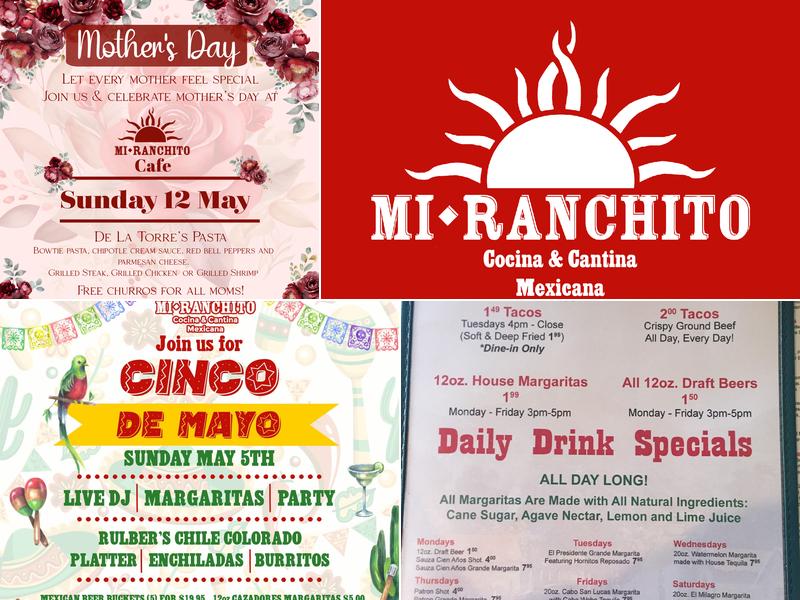 Mi Ranchito Menu
