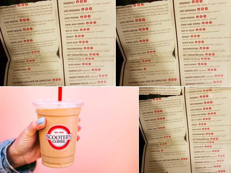 Scooter's Coffee Menu