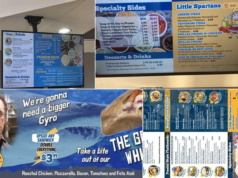 Mediterranean Sandwich Co. Daphne Menu