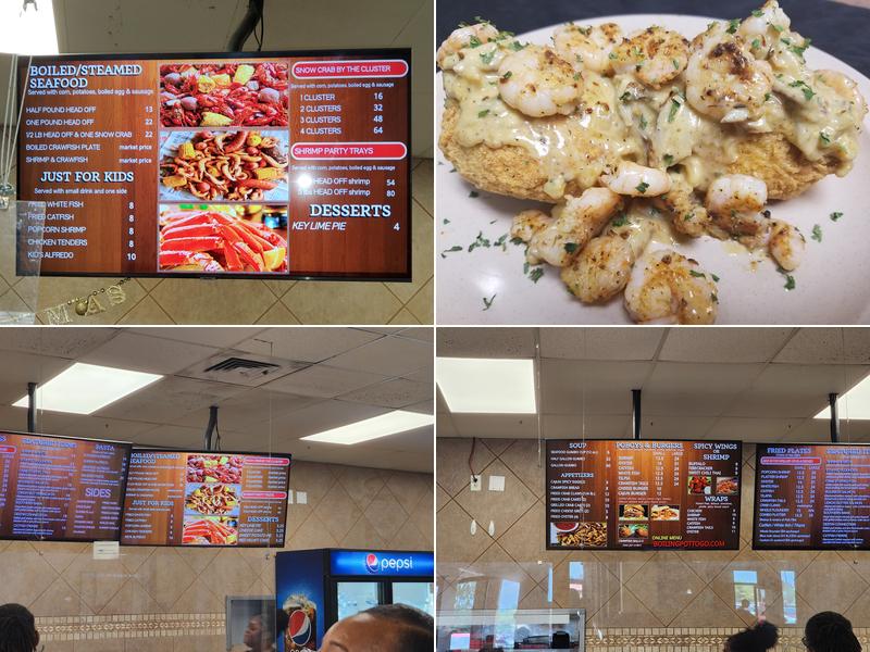 The Boiling Pot Menu