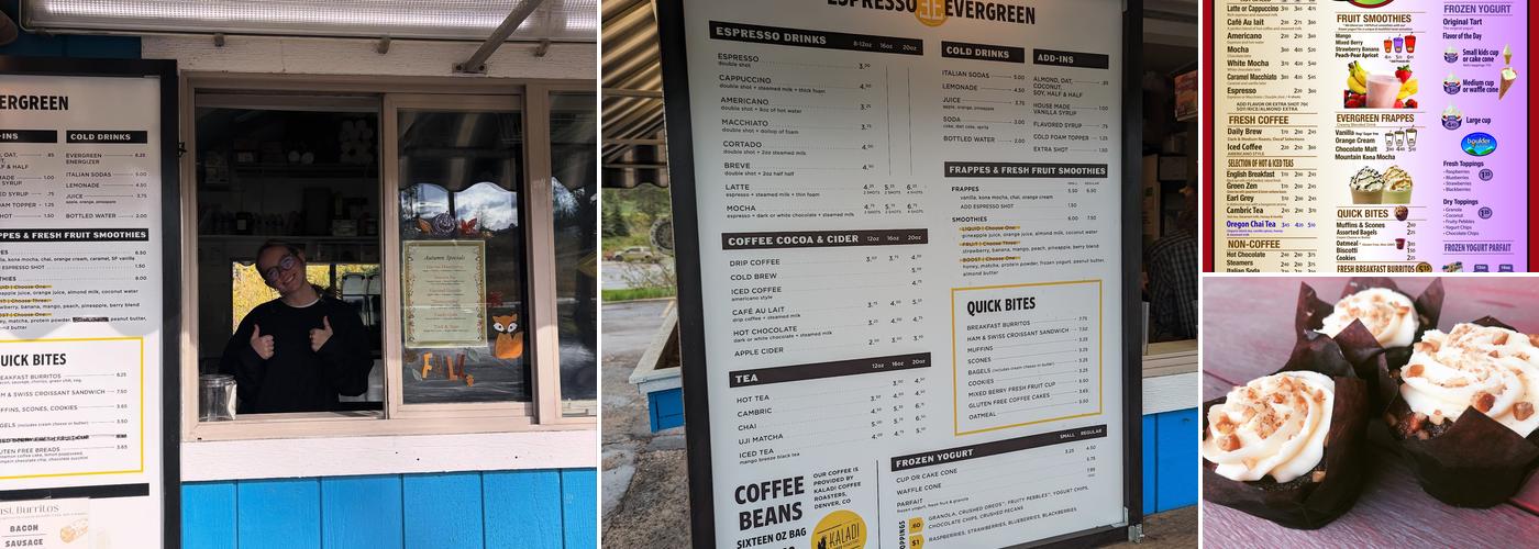 Espresso Evergreen Menu