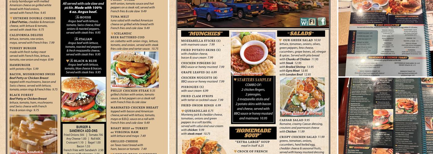 Williams Restaurant Menu