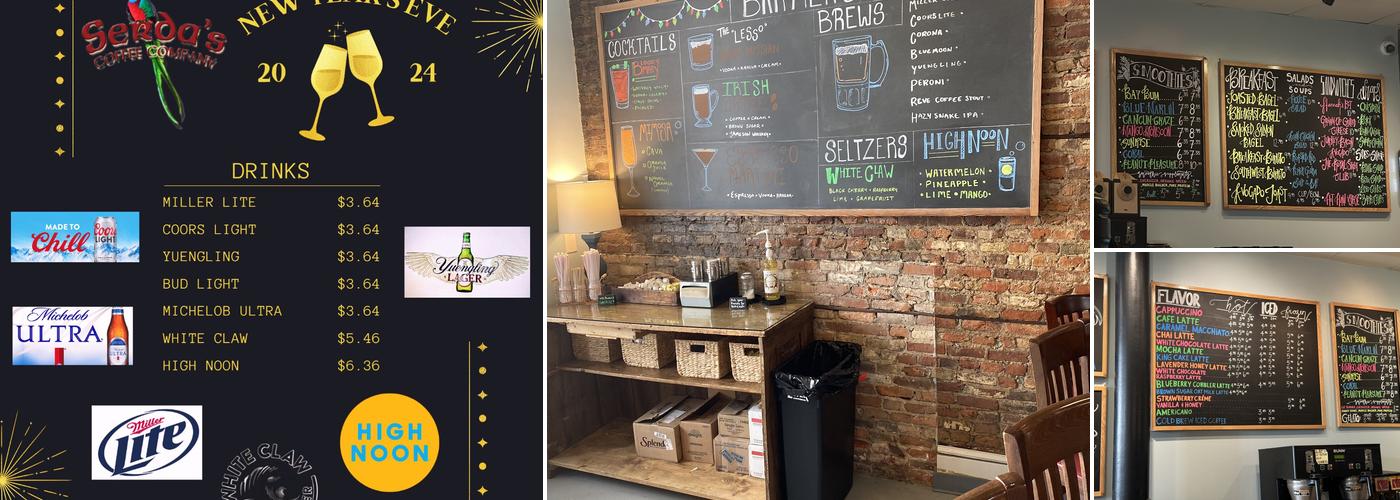 Serda's Coffee Company Menu