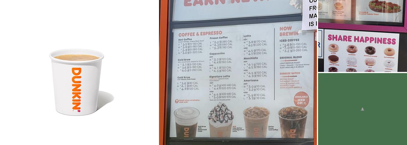 Dunkin' Menu