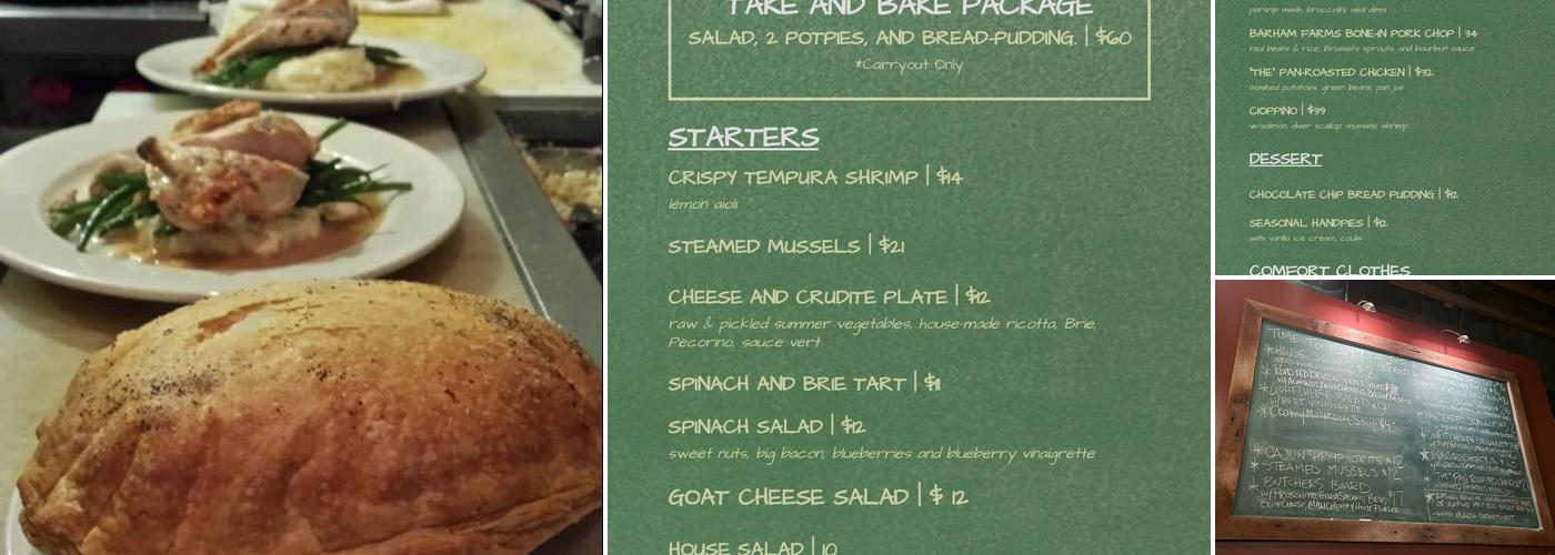 PotPie Menu