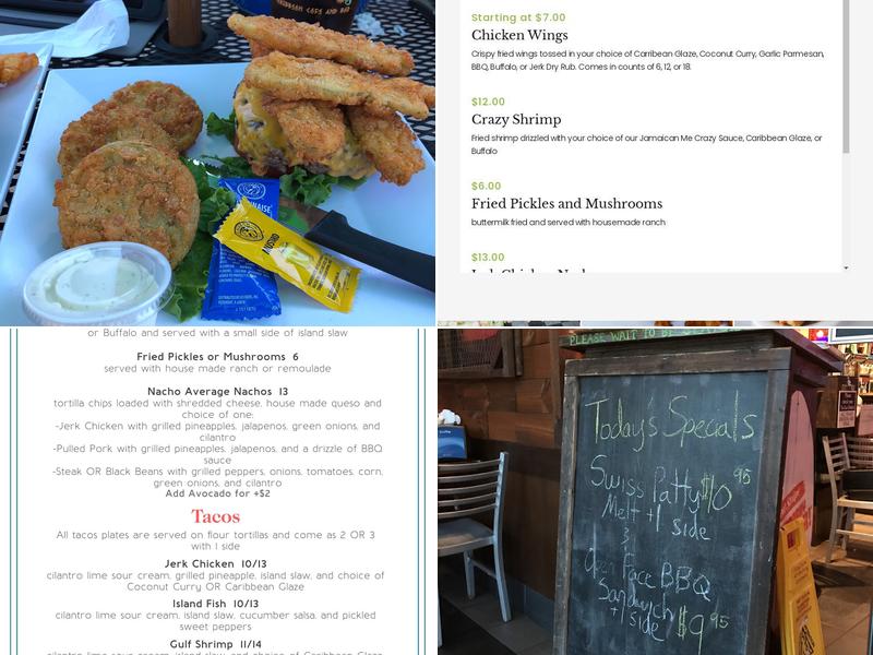 Montego's Caribbean Cafe & Bar Menu