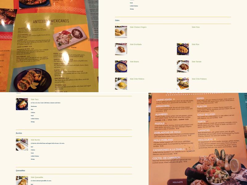 Hacienda San Miguel: House of Tequila Menu