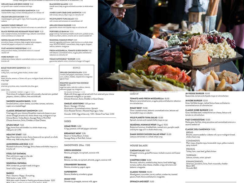 Jamie Hollander Gourmet Foods & Catering Menu